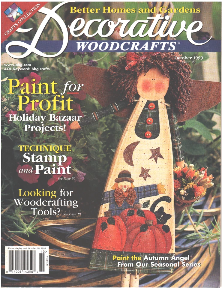 Better Homes & Gardens Decorative Woodcrafts Magazine October 1999 Issue 49 - Image 1 of 1