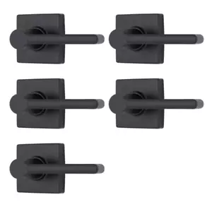 BRINKS E2427-122 5-Pack Matte Black Contemporary Indoor Passage Straight Door - Picture 1 of 10
