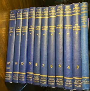 Mein Bücherhaus Vol. 3-12 Set blau Hardcover oliv Beaupre Miller 1937 Märchen - Bild 1 von 8