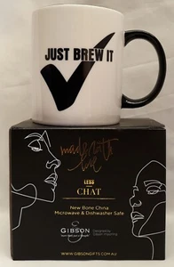 "Just Brew It" Less Chat Coffee Mug in Gift Box - Bild 1 von 1