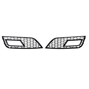Schwarz Wabengitter Nebelscheinwerfergrills für Audi A4 B8.5 2012+ - Bild 1 von 2