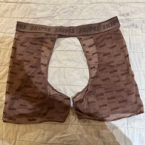 Skims size 4X After Hours Open Shorts in Jasper Brown Women’s NWT - Picture 1 of 4
