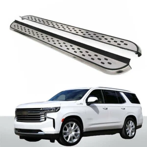 Barra Nerf estribo lateral de 2 piezas para Chevy Chevrolet Tahoe 2021-2025 - Imagen 1 de 6