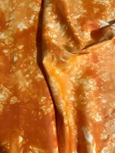 Orange Batik “Lava” COTTON WOVEN FABRIC - Picture 1 of 1