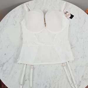 BRAS N THINGS Womens Size 10F / 32F Anastasia Simona Torso Corset NEW + TAGS - Picture 1 of 6