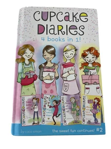The Cupcake Diaries 4 Books In 1 Katie Mia Emma Alexis Books - Picture 1 of 8