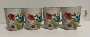The Pioneer Woman Coffee Mugs Blooming Bouquet 18-Ounce Tea Mugs, 4-Pack - Picture 1 of 14