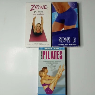 Exercise Workout pilates VHS Lot of 3 - Image 1 of 2
