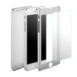 IPHONE 7 Ultra Thin Case +Tempered Glass Cover *BRAND NEW* - Picture 1 of 6