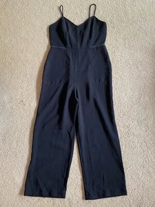 Neu mit Etikett Anthropologie Magdalena Maeve schwarzer langer Overall Pullover Größe 14 158 $ - Bild 1 von 8