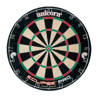 Unicorn Eclipse Pro Championship Qualität Borsten Dartboard - kostenlose P&P - Bild 1 von 4