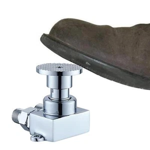 Foot Operated Basin Faucet Commercial Sanitary Sink Tap for Restroom Public Use - Picture 1 of 7