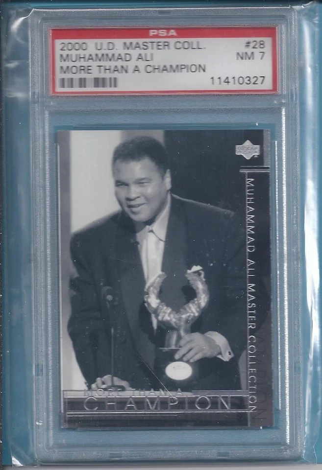 2000 Upper Deck Master Collection #28 Muhammad Ali The Legend # 005/250 PSA  NM7 - Image 1 of 1