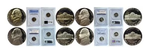 2000-S To 2003-S 5C Jefferson Nickel Proofs 4 Coin Lot PCGS PR 69 DCAM - Picture 1 of 9