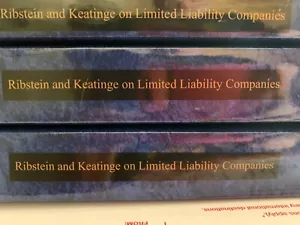 2024 Ribstein Keatinge on Limited Liability Companies LLCs 9798350280883 REUTERS - Picture 1 of 7