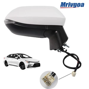 Power Heated BSM Signal Mirror For 19-25 Toyota Corolla Right Passenger Side - Picture 1 of 7