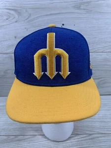Seattle Mariners Mütze 59Fifty Größe 7 Trident Throwback New Era MLB Trucker tailliert - Bild 1 von 7