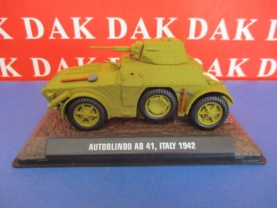 Die cast 1/43 Modellino Autoblindo Ansaldo AB 41 Italy 1942 by Atlas - Immagine 1 di 4