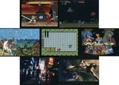 VISUAL MAT X1 CAPCOM 30TH BIOHAZARD ROCKMAN GHOSTS 'N GOBLINS STREET FIGHTER - Immagine 1 di 3