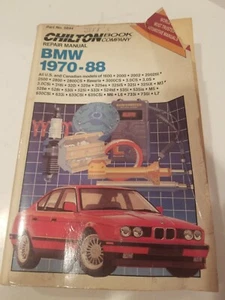 Chiton Repair Manual, BMW 1970-88, PB, 1989, US and Canadian Models, Automotive - Imagen 1 de 5