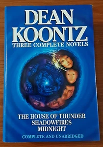 Dean Koontz Omnibus Three Novels HC House of Thunder Shadowfires Midnight Horror - Picture 1 of 8