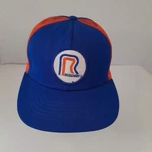 De colección Parche Carretera Snapback Malla Granjero Sombrero Gorra Naranja Azul Swingster EE. UU. - Imagen 1 de 5