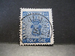 Suecia #9 Usado WDWPhilatelic (H7L) (6/25) 2 - Imagen 1 de 1
