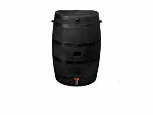 RTS Home Accents Eco Rain Water Collection Barrel - 50 Gal