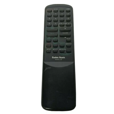 Genuine RadioShack VCR Remote Control Model 25 Tested Works - Image 1 of 3