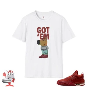 Maglietta abbinata per Nigel Sylvester x Air Jordan 4 Brick by Brick T-Shirt Got Em - Foto 1 di 5