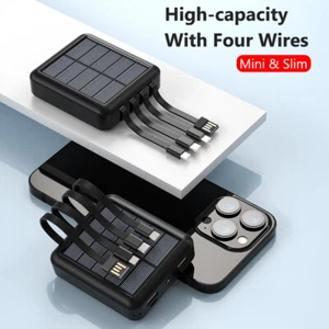 1000000mAh Solar Power Bank 4 USB Backup External Battery Charger for Cell Phone - Picture 1 of 11