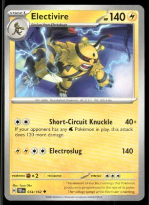 SV05: Temporal Forces #054/162 Electivire - Image 1 of 2