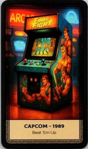 2025 Zendecks FINAL FIGHT Classic Video Games art card Free Ship - Picture 1 of 2