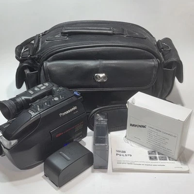 Panasonic Palmcorder Model PV-L579 VHS Tested W/ Charger Tested Excellent - Image 1 of 4