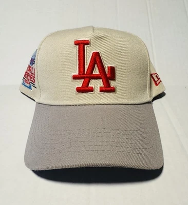 🔥 Los Angeles Dodgers New Era SnapBack 9 Forty A Frame Hat World Series - Image 1 of 4