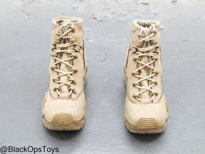 1/6 Scale Toy SOBR - Version S - Brown Combat Boots (Peg Type) - Picture 1 of 7