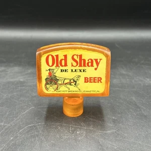 Vintage Old Shay De Luxe Beer Tap Knob Marker Handle - Picture 1 of 7