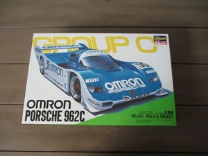 HASEGAWA OMRON PORSCHE 962C PLASTIK MODELLBAUSATZ OFFEN KOMPLETT + EXTRAS MASSSTAB 1:24 - Bild 1 von 12