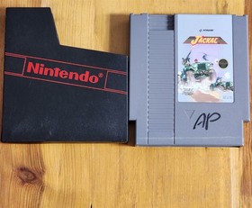 VINTAGE NES JACKAL NINTENDO GAME CARTRIDGE TESTED WORKS 