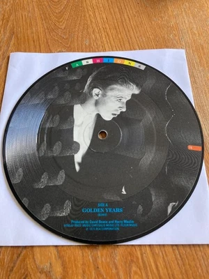 DAVID BOWIE Golden Years / Can You Hear Me 7" UK Picture Disc FASHIONS - Image 1 of 2
