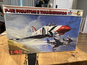 1:48 ESCI F-4E Phantom II Thunderbirds Model Kit 4050 US Air Force Open Box - Picture 1 of 13