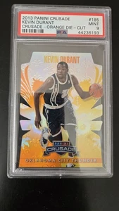 2013-14 KEVIN DURANT CRUSADE ORANGE DIE-CUT PRIZM SP #35/99 PSA 9! JERSEY #35! - Picture 1 of 8