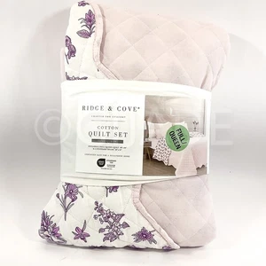 Ridge & Gove Full / Queen 3PC Cotton Soft Quilt Blanket New - Picture 1 of 7