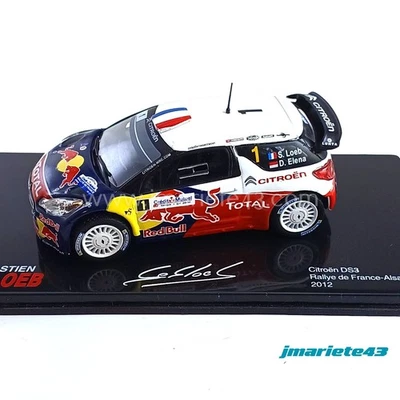 Citroën DS3 WRC #1 S. Loeb Rallye Francia-Alsazia 2012 1:43 - Immagine 1 di 4