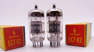 2 tubi Siemens ECF82 6U8 nuovi imballo originale/new old stock in box tubes - Foto 1 di 5