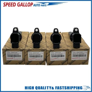 GENUINE DENSO Ignition Coils For 2000-2016 Toyota & Scion xA xB I4, 90919-02240! - Picture 1 of 8