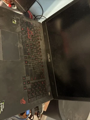ASUS ROG Gaming Laptop Windows 10 G751J i7-4720HQ 16GB RAM GTX 970M NEEDS REPAIR - Image 1 of 3