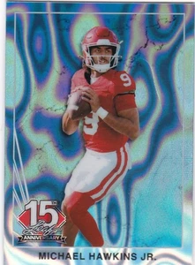 2025 Leaf National 15th Anniversary #90B-BLUE MICHAEL HAWKINS JR. R/C #2/5 MADE - Picture 1 of 2
