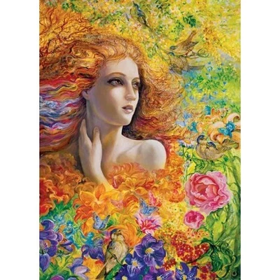 SUMMER BREEZE New UK Fantasy Josephine Wall Glitter 750 piece Jigsaw Puzzle RARE - Image 1 of 4