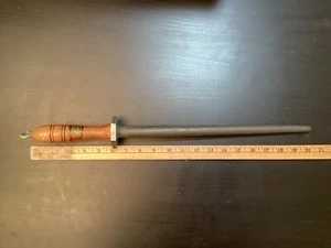 Vintage Holzgriff Twin A. A. Cutlery Co Honstab Wetzstahl - Bild 1 von 21